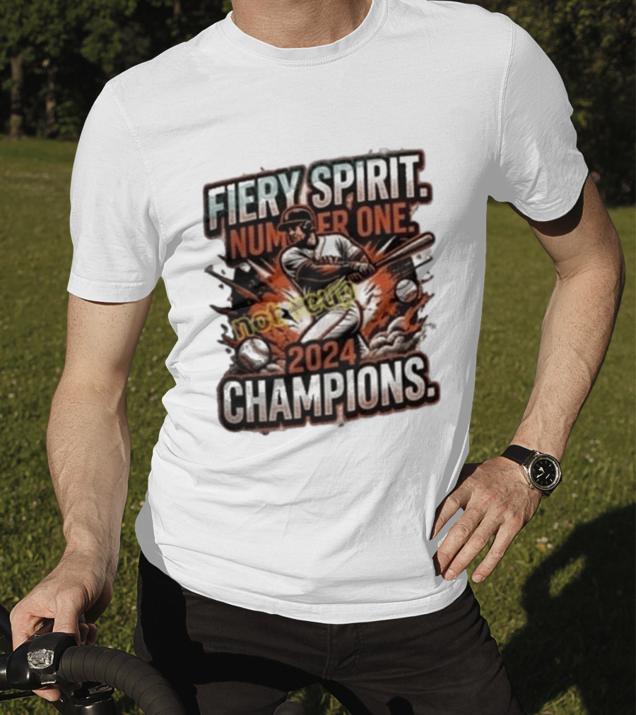 San Francisco Giants Fiery Spirit Number One Champions 2024 T-Shirt