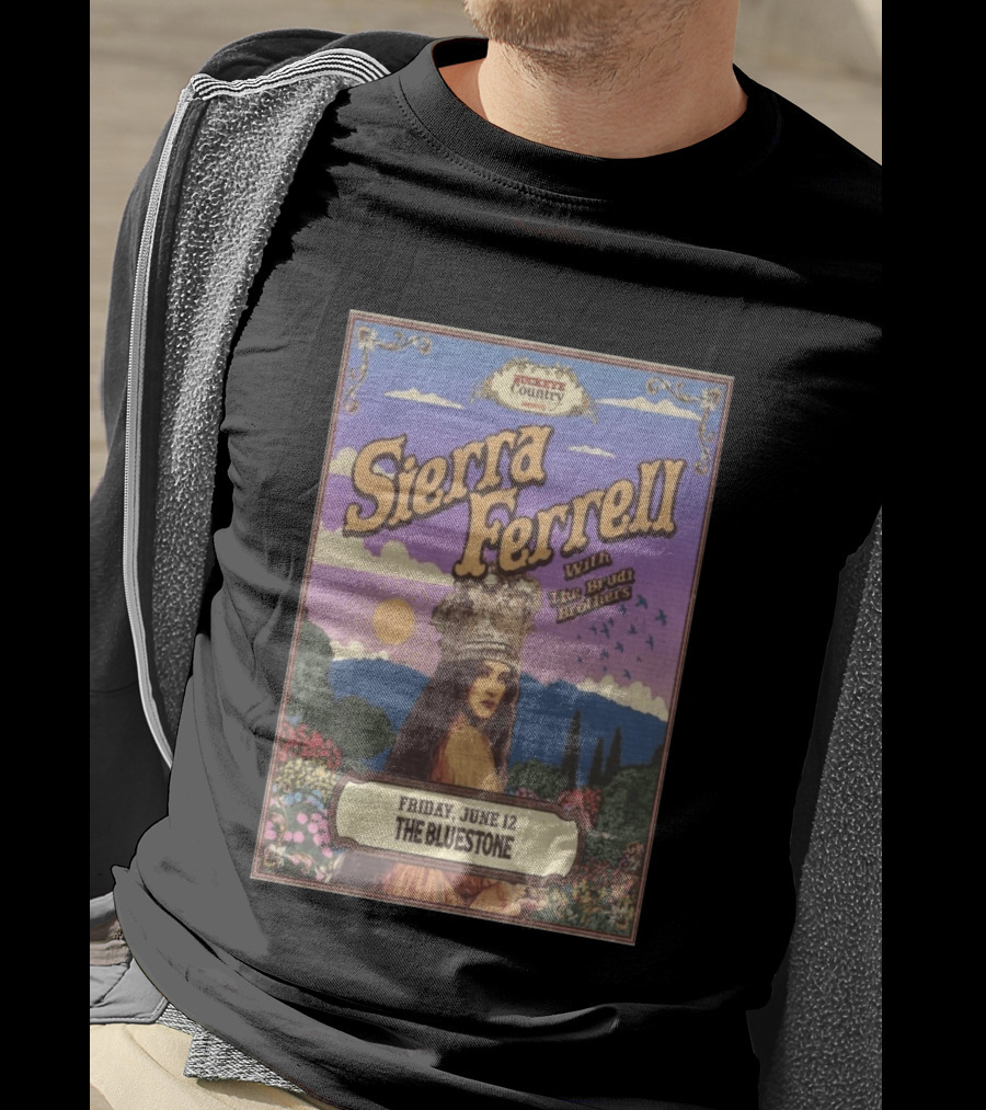 Sierra Ferrell With The Budd Brothers Friday June 12 The Bluestone Buckeye Country 2026 T-Shirt
