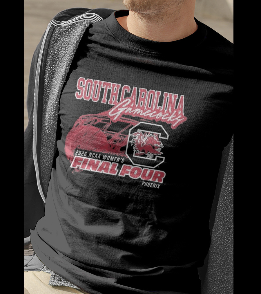 South Carolina Gamecocks 2026 NCAA Women's Basketball Final Four Phoenix T-Shirt
