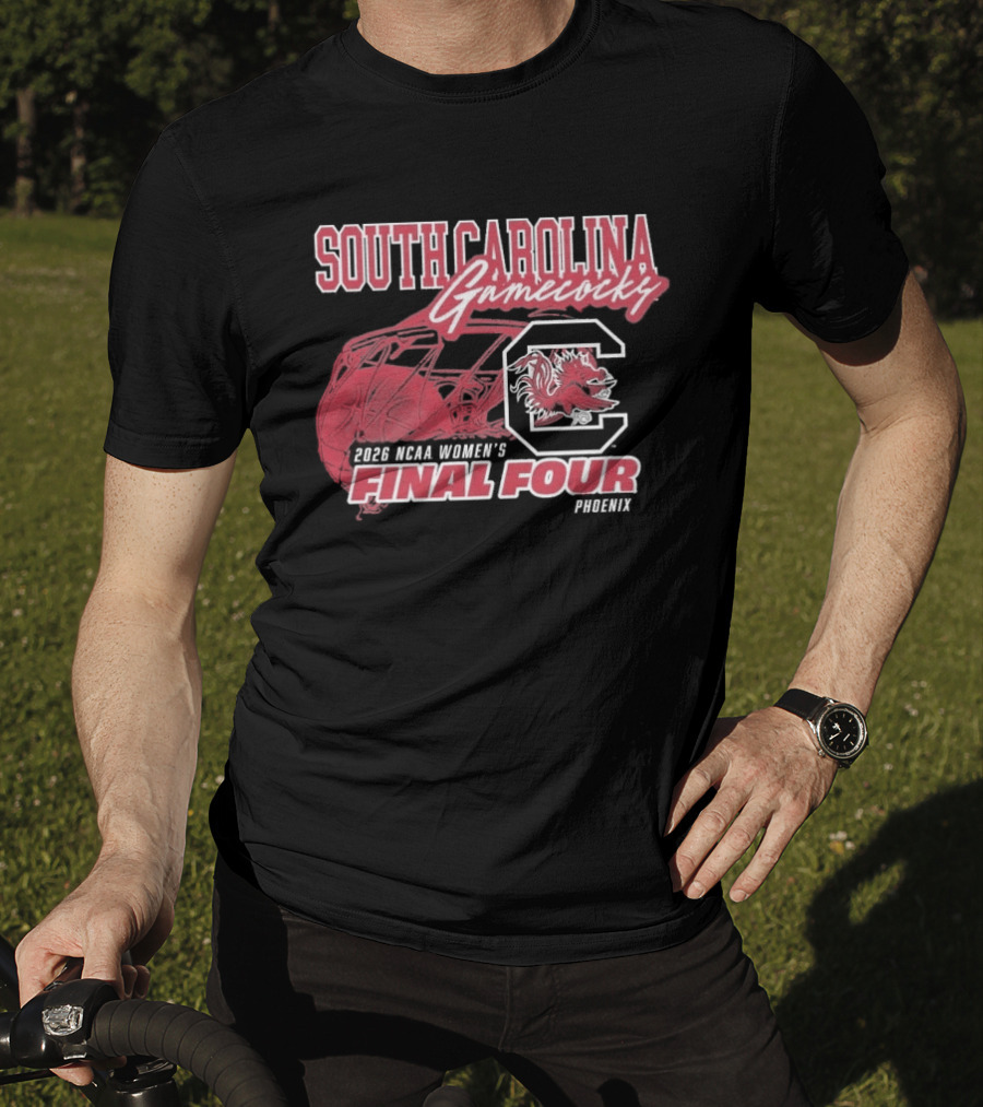 South Carolina Gamecocks 2026 NCAA Women's Basketball Final Four Phoenix T-Shirt
