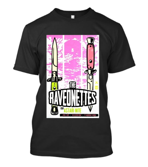 Raveonettes Astari Nite April 1 2026 Ft Lauderdale Culture Room T-Shirt
