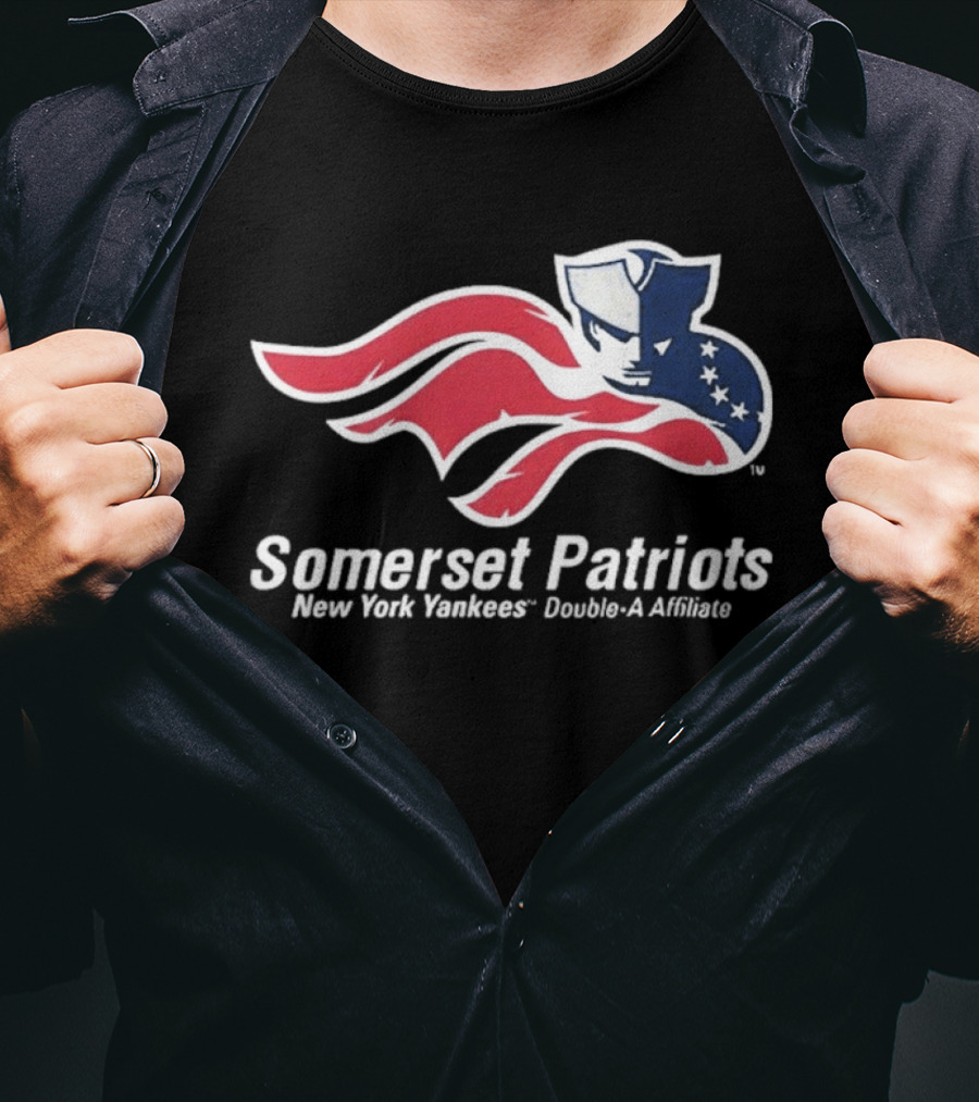 2026 Somerset Patriots New York Yankees Double A Affiliate Giveaway T-Shirt
