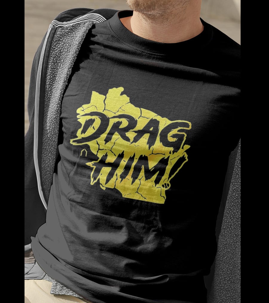 Drag Him Sal Frelick Milwaukee Brewers MLB Map T-Shirt