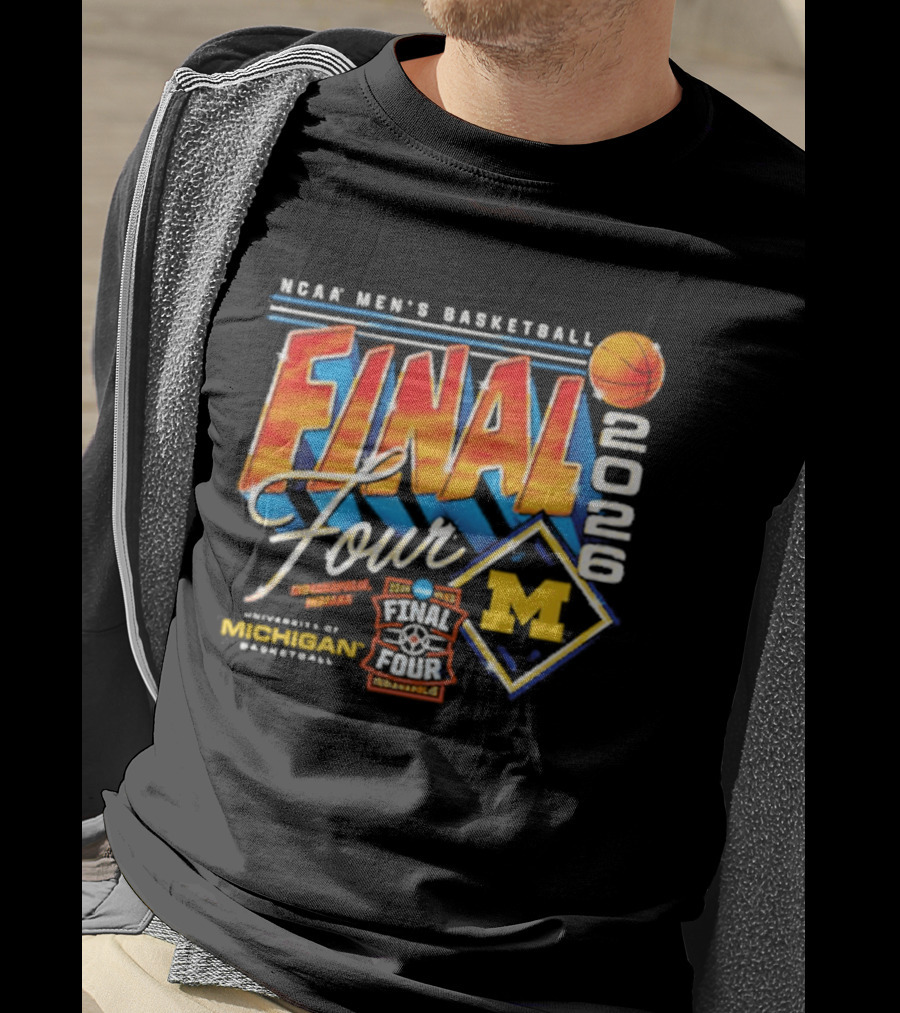 Michigan Wolverines NCAA Final Four 2026 Men's Basketball March Madness Indianapolis T-Shirt