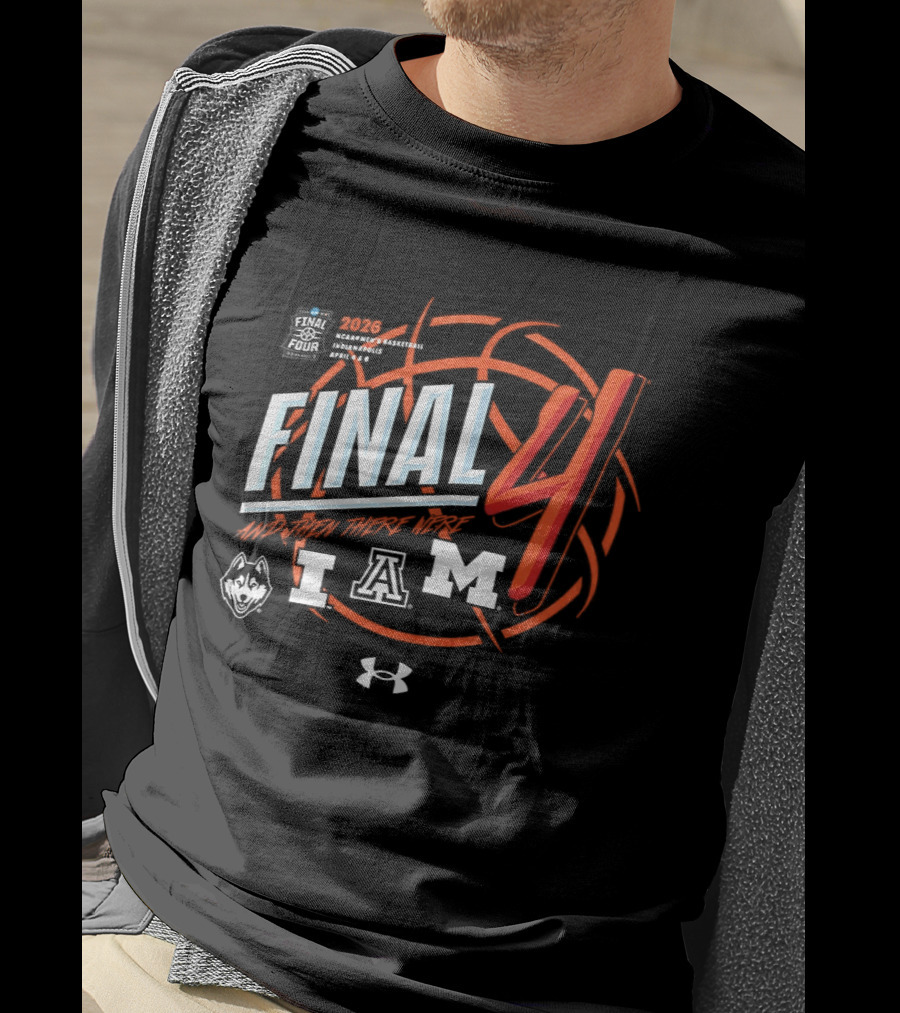 NCAA Men's Basketball Final Four 2026 Arizona UConn Illinois Maryland T-Shirt