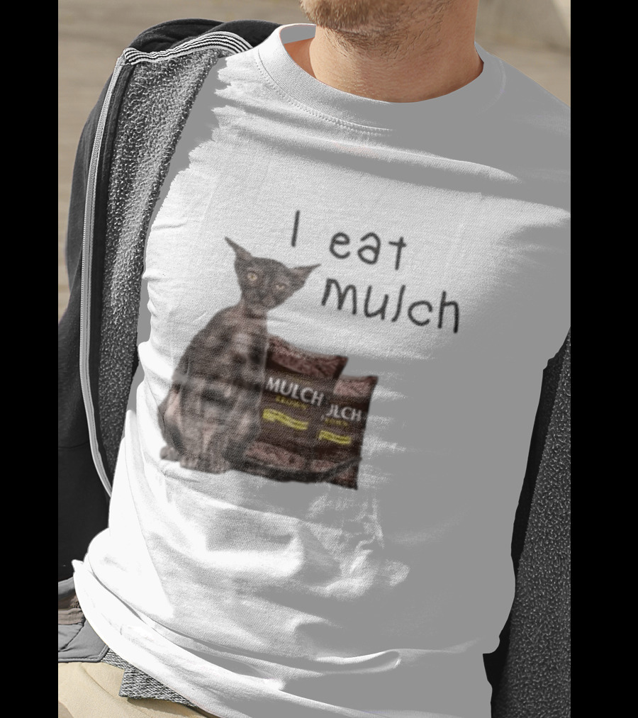 Cat I Eat Mulch Brown T-Shirt