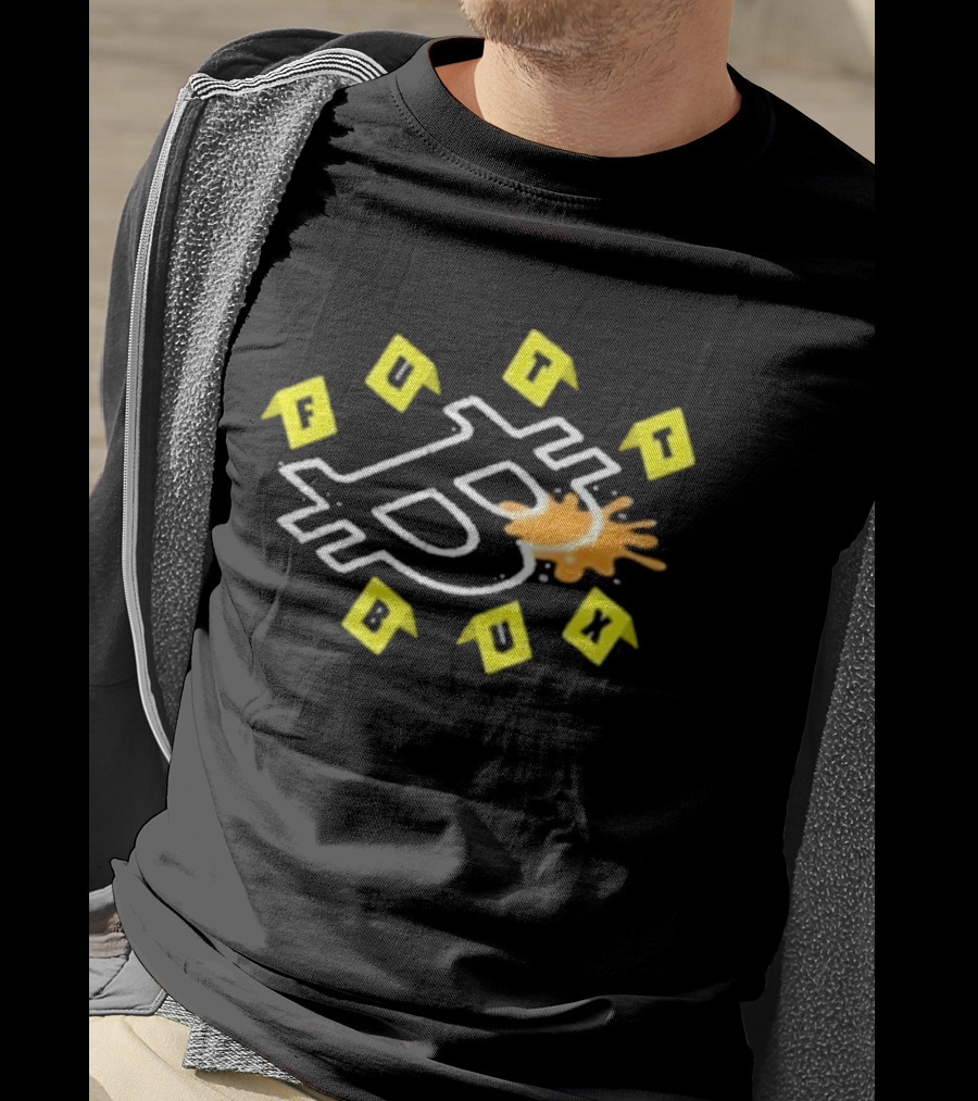 Windscribe Bitcoin Crime Scene Futt Bux T-Shirt