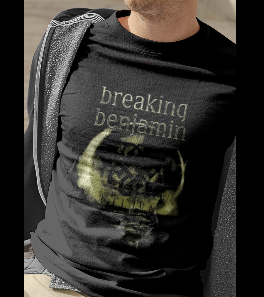 Breaking Benjamin 10 Years Dark Before Dawn Moon T-Shirt