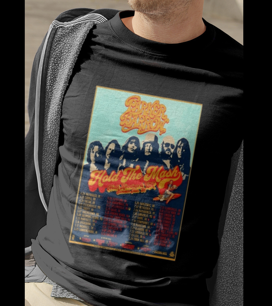 Parker Barrow Hold The Mash North American UK Summer Tour 2023 T-Shirt