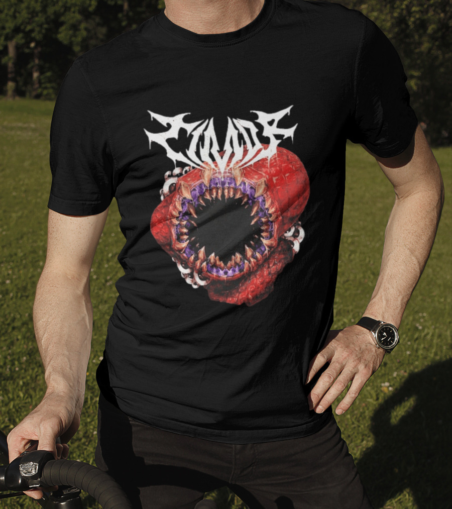 Doggie Timor Monster Crimson Jaws Fantasy T-Shirt