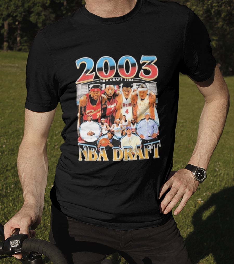 2003 NBA Draft James Anthony Bosh Wade T-Shirt