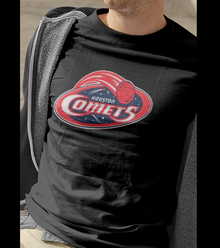 Red Vanvleet Rockin A Houston Comets Basketball Team T-Shirt