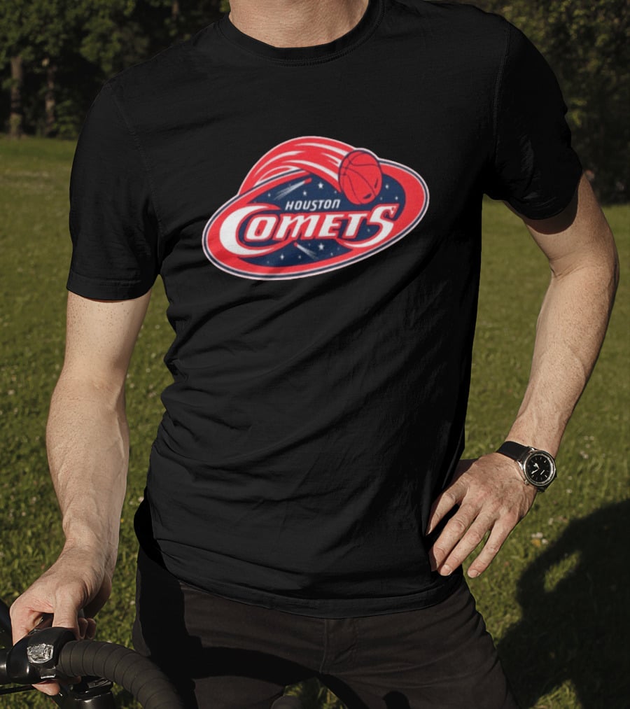 Red Vanvleet Rockin A Houston Comets Basketball Team T-Shirt