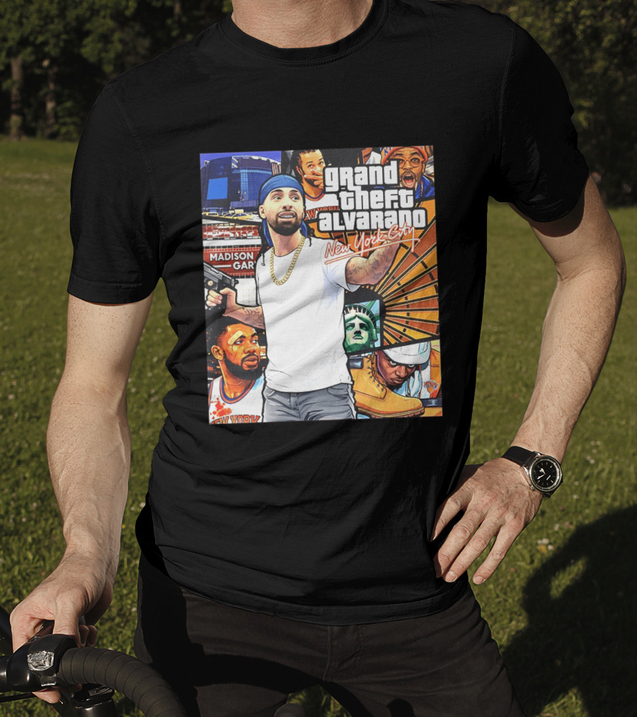 Grand Theft Alvarado New York City Madison Square Garden Knicks Energy T-Shirt