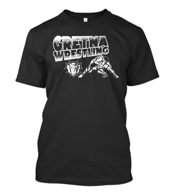 Gretina Wrestling Rise As One Rhino Grappling Strength T-Shirt