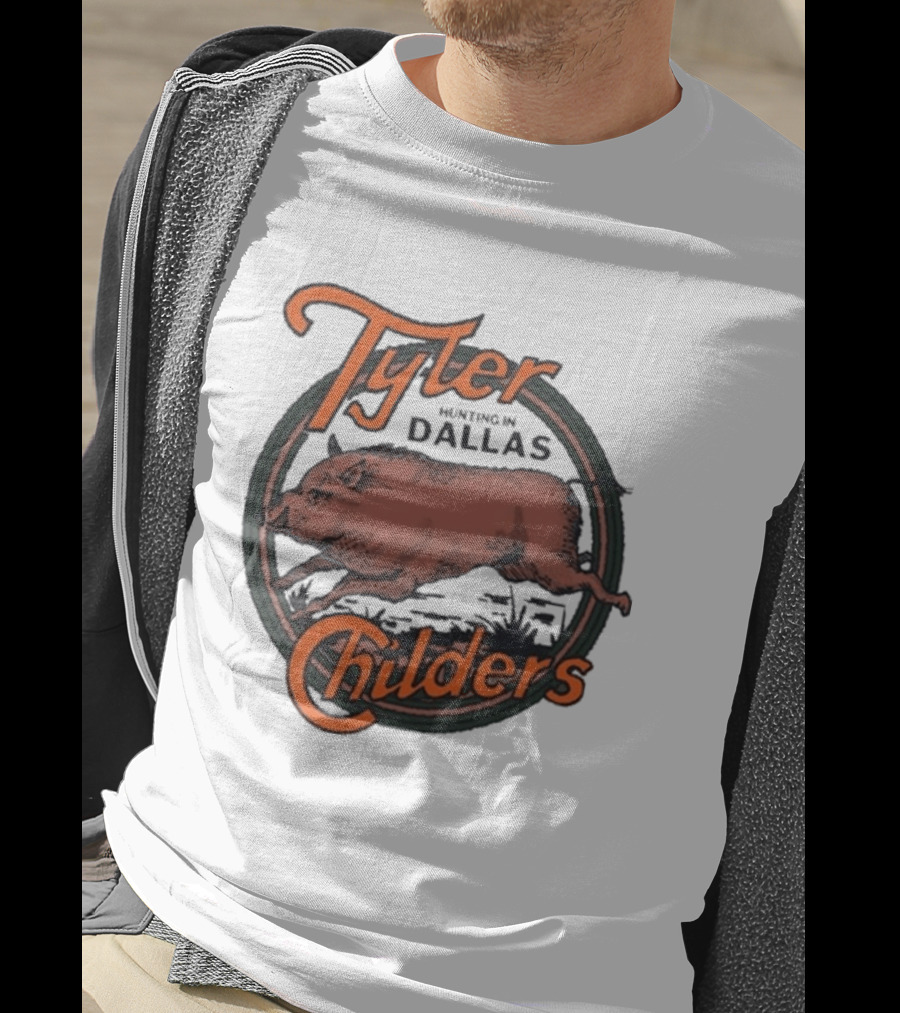 Tyler Childers Hunting Dallas April 23 2026 Tour T-Shirt