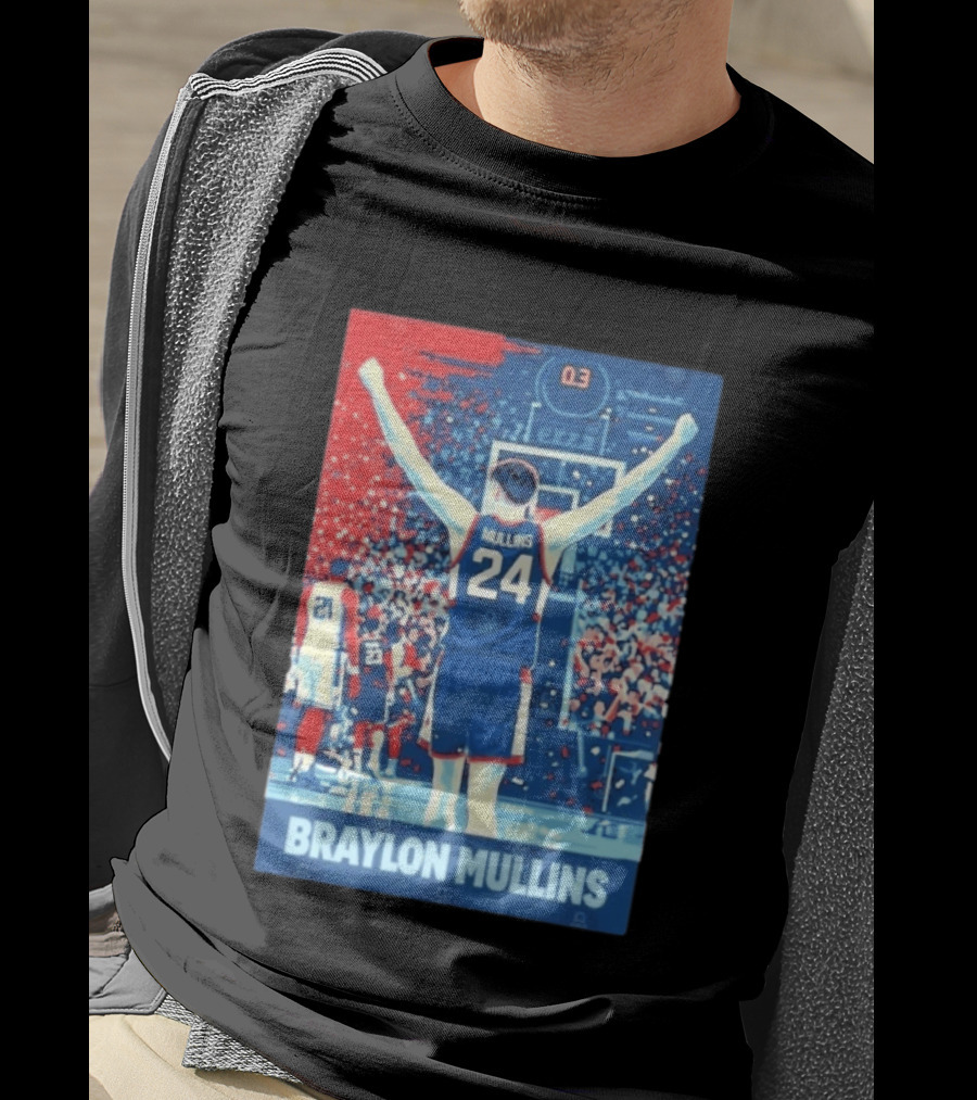 Braylon Mullins 0.3 Uconn Basketball Game Winning Moment T-Shirt