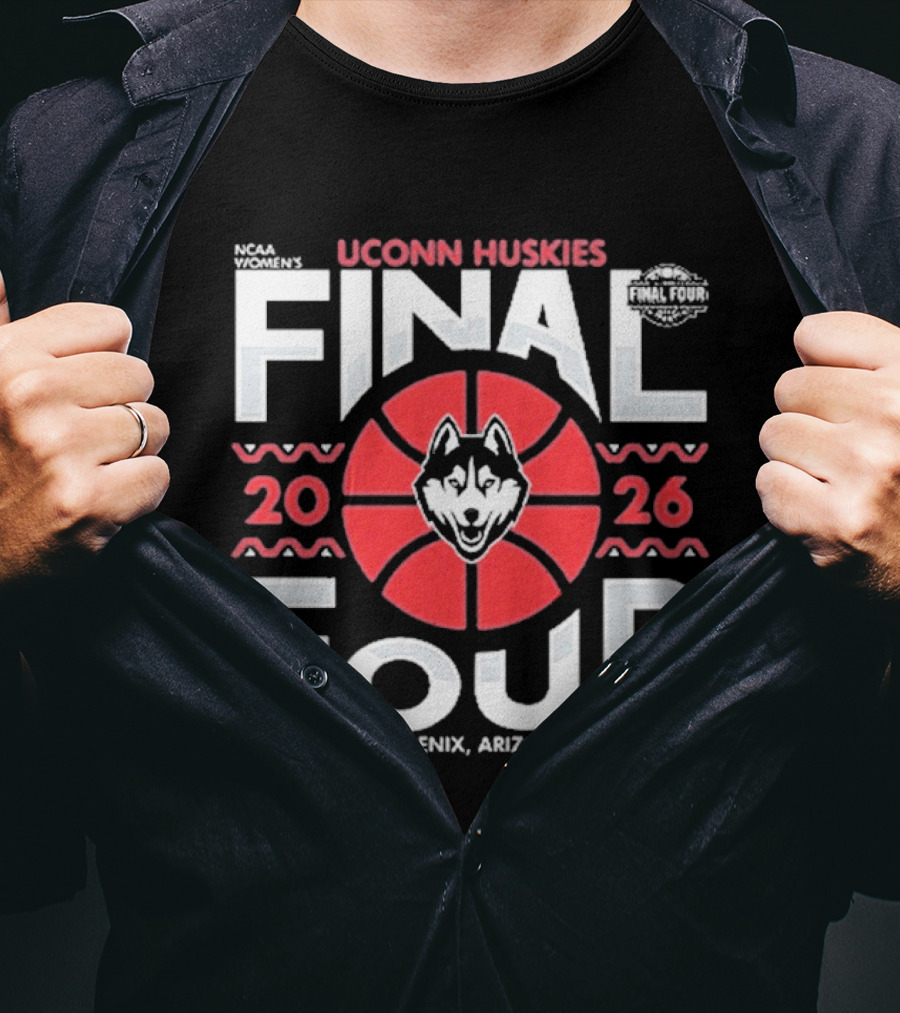 UConn Huskies NCAA Final Four 2026 Phoenix Arizona T-Shirt