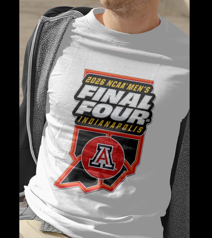 Arizona Wildcats NCAA Men's Final Four 2026 Indianapolis T-Shirt