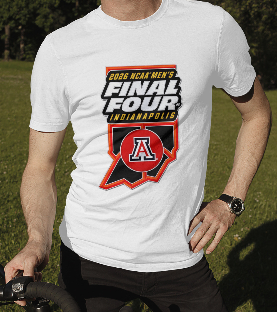 Arizona Wildcats NCAA Men's Final Four 2026 Indianapolis T-Shirt