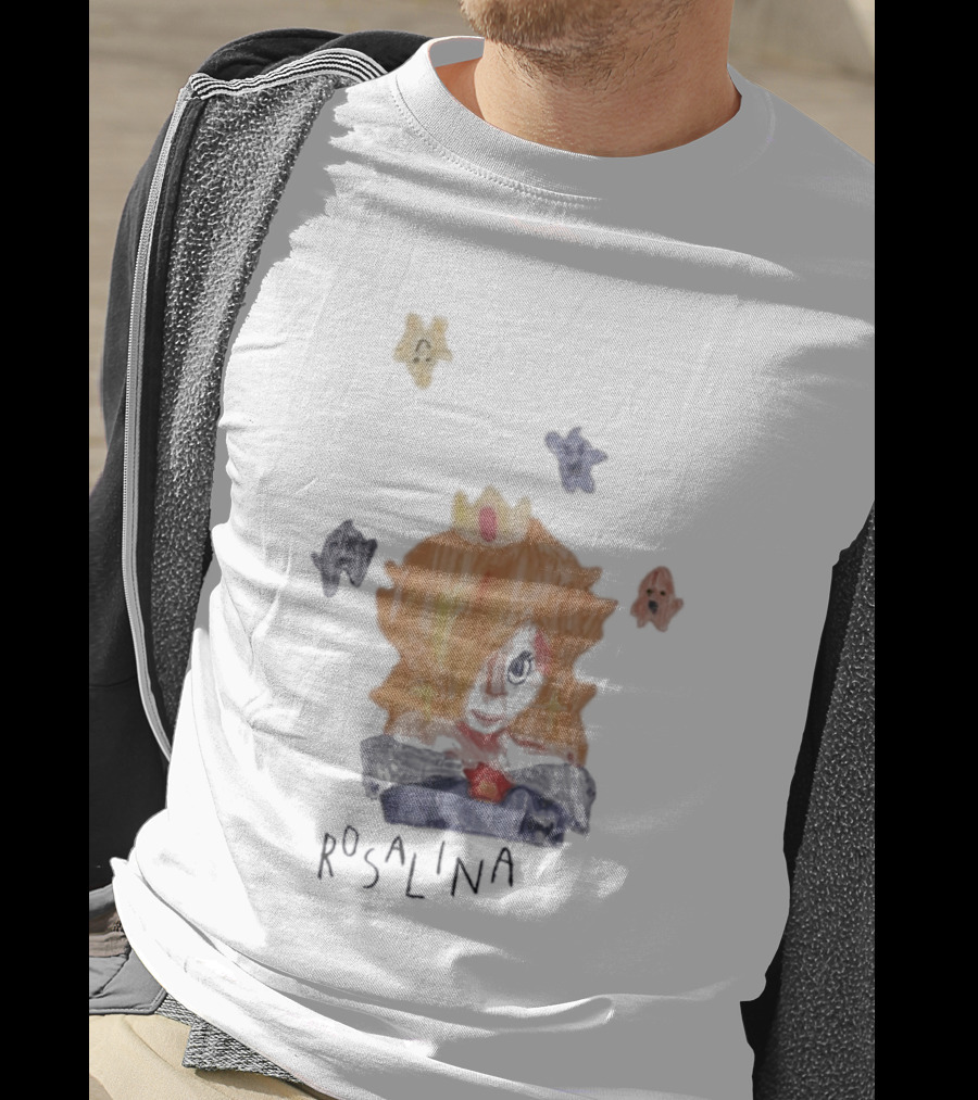 Brie Larson Rosalina Mario Princess With Luma Stars T-Shirt