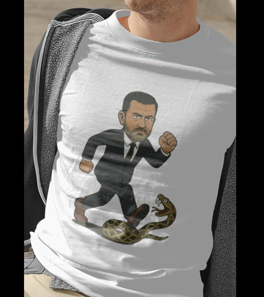 Keep On Treadin' Jimmy Kimmel Snake Suit Punch T-Shirt