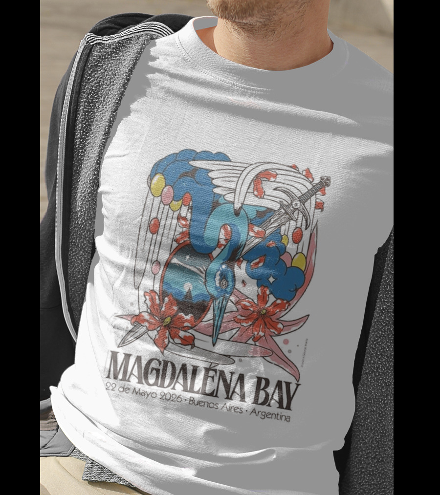 Magdalena Bay 22 De Mayo 2026 Buenos Aires Argentina Event T-Shirt