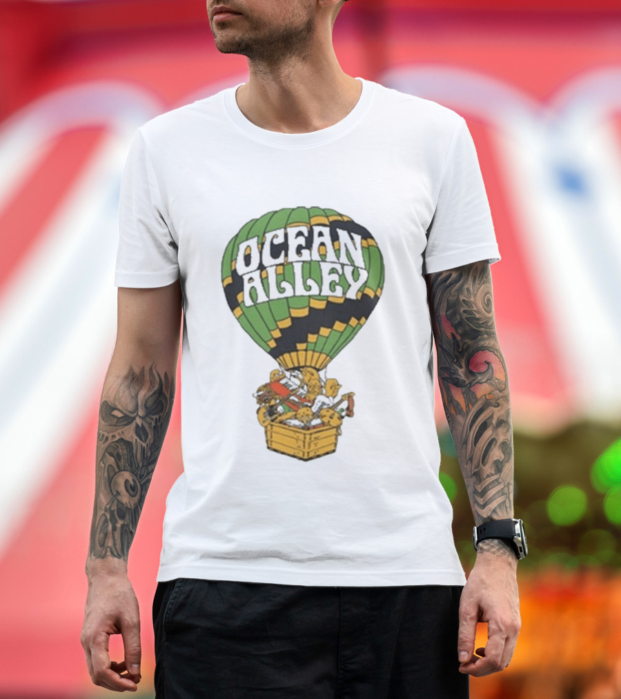 Ocean Alley 2026 Aus Nz Tour Hot Air Balloon T-Shirt