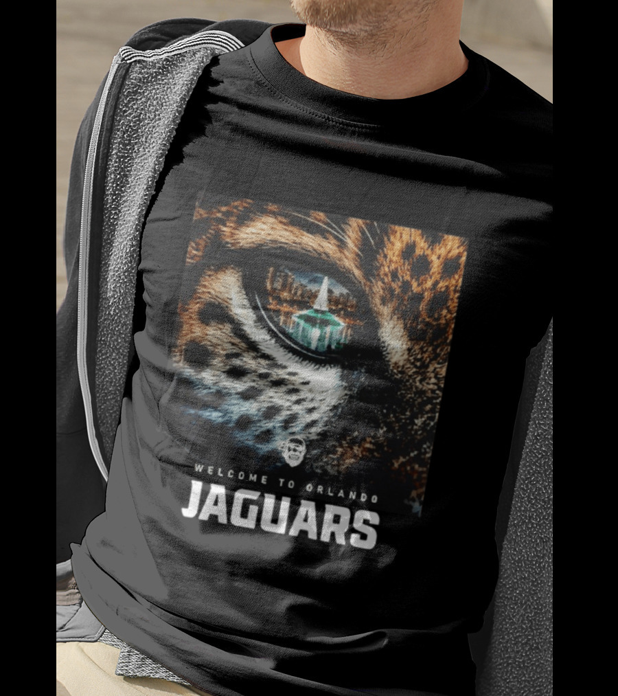 Welcome To Orlando Jaguars Eye Cityscape T-Shirt