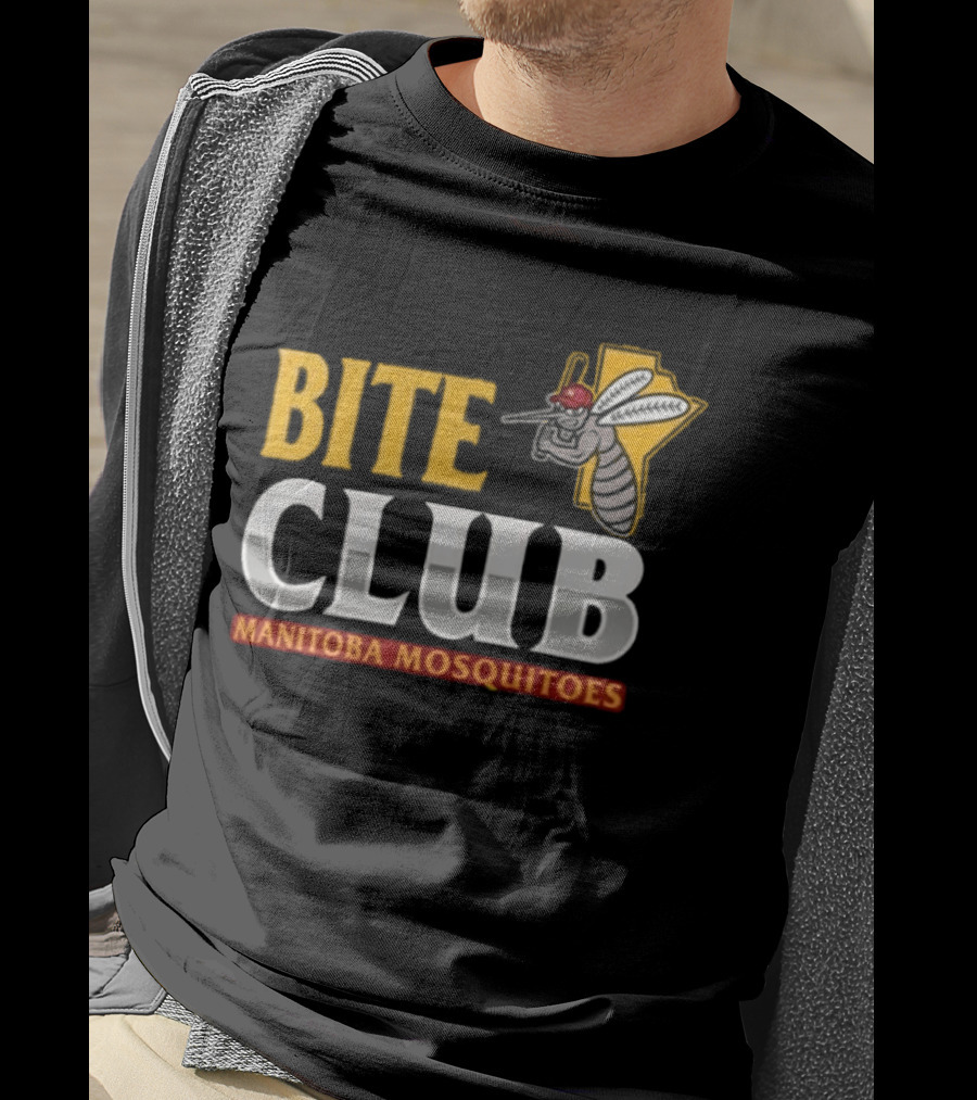 Bite Club Winnipeg Goldeyes Manitoba Mosquitoes 2026 T-Shirt