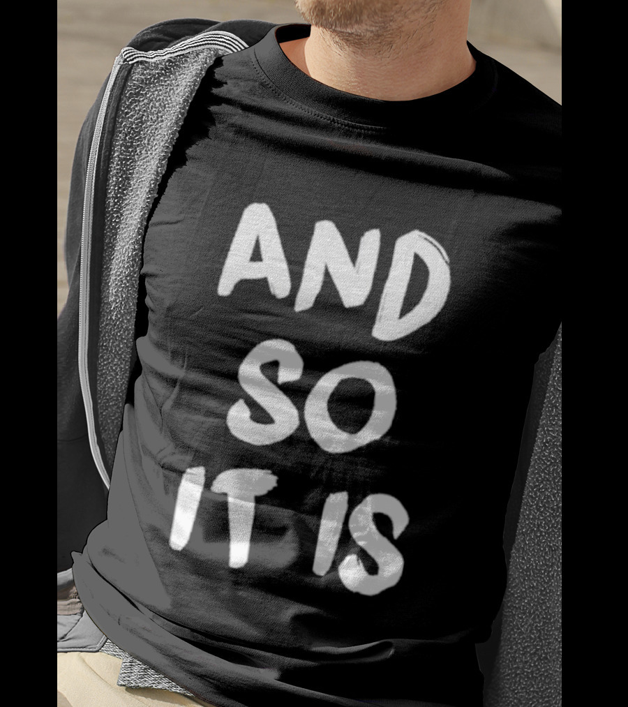 AND SO IT IS Angels Now Standard Shoulder T-Shirt