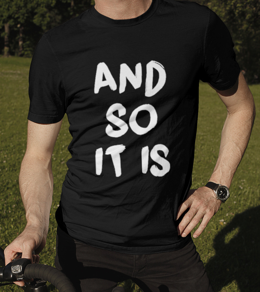 AND SO IT IS Angels Now Standard Shoulder T-Shirt