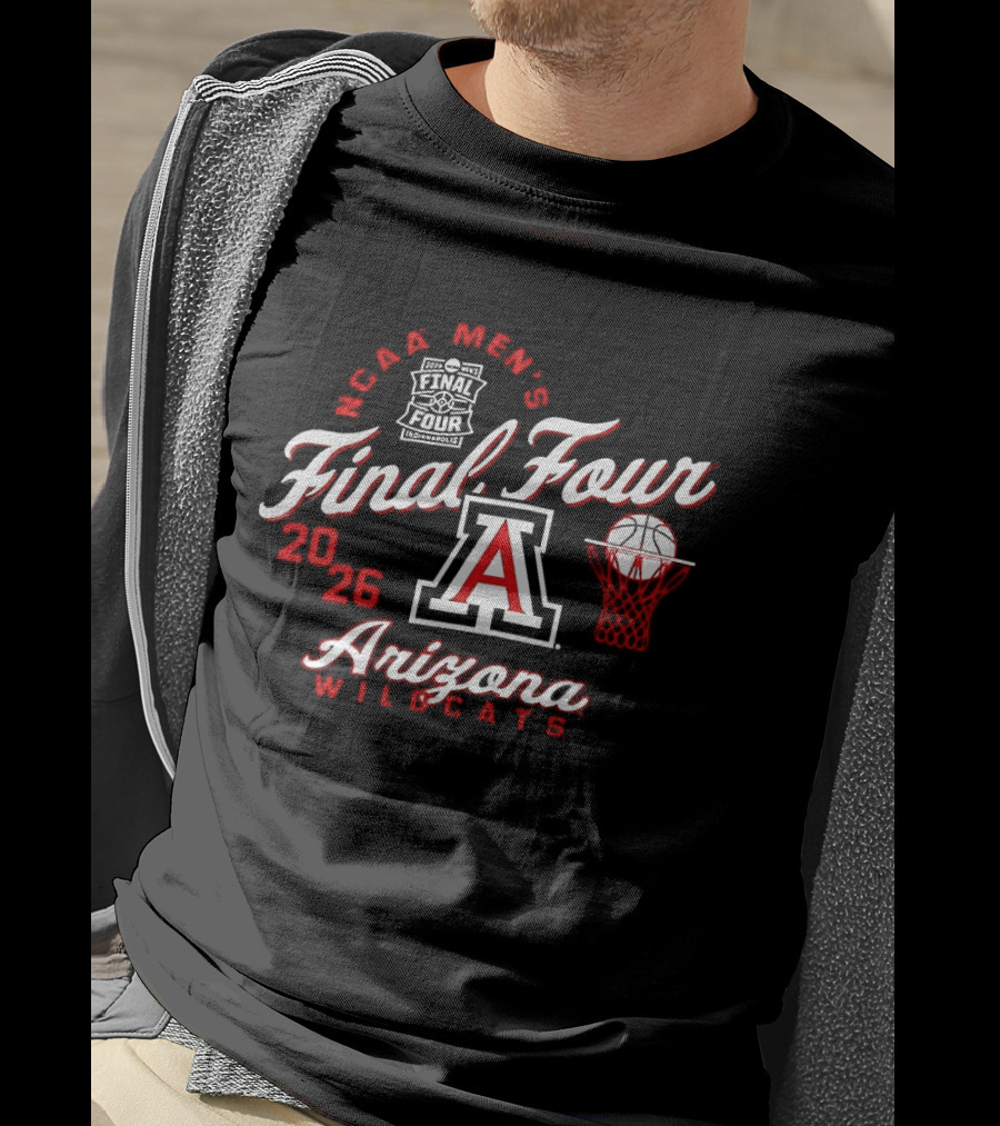 Arizona Wildcats Final Four 2026 NCAA Men's Basketball Tournament T-Shirt