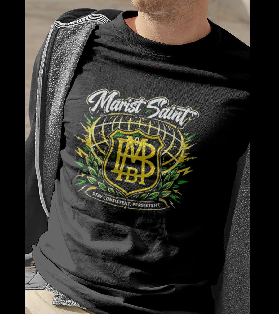 Marist Saint Stay Consistent Persistent Rugby League T-Shirt