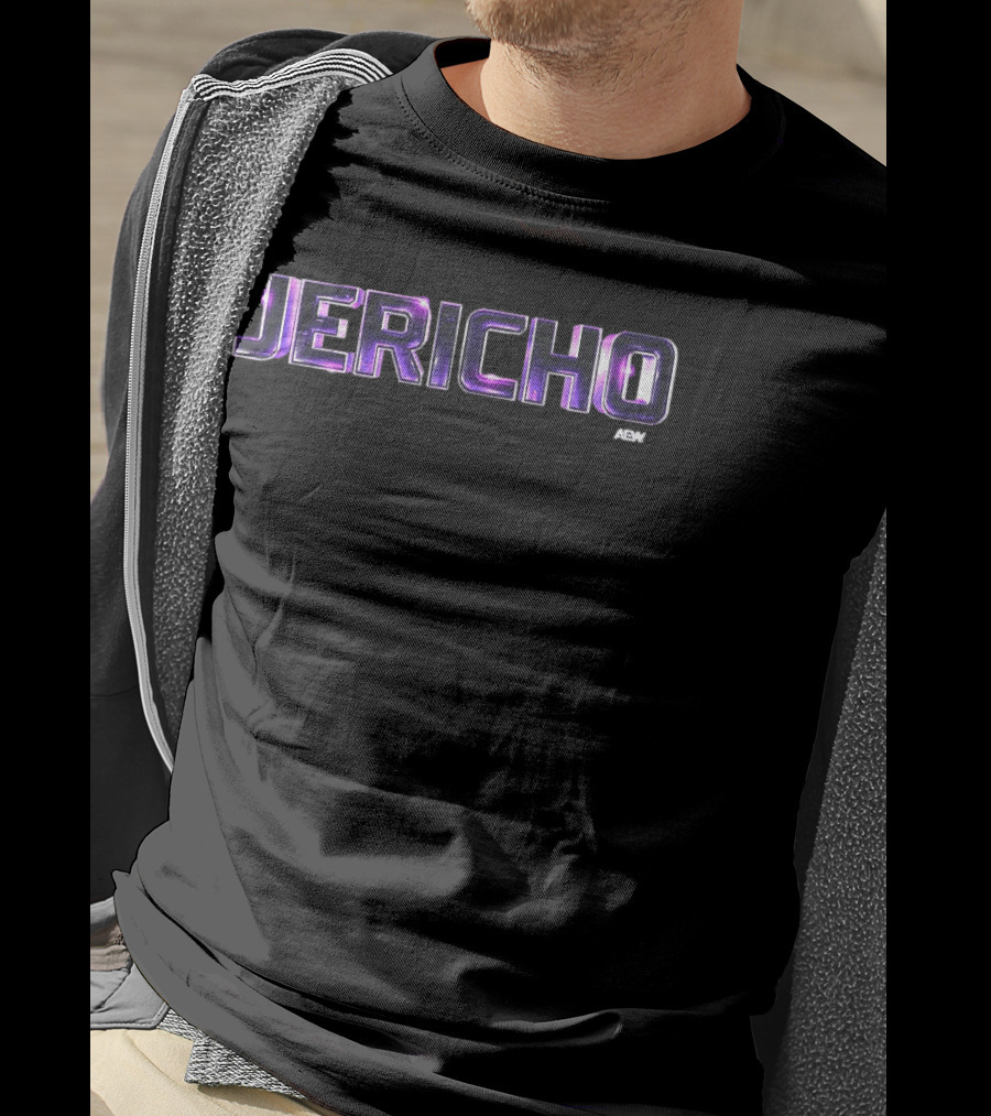 AEW Jericho Purple Neon T-Shirt