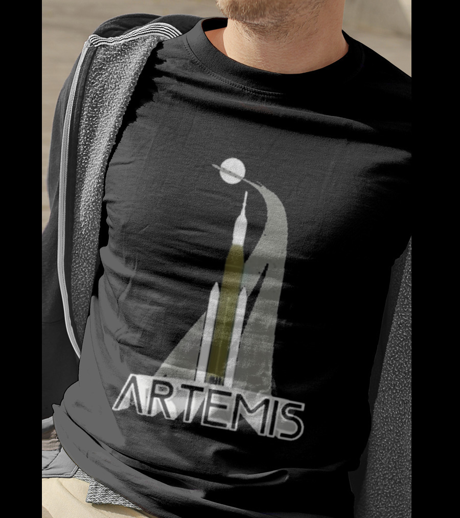 Nasa Artemis II Rocket Launch Space Exploration Mission T-Shirt