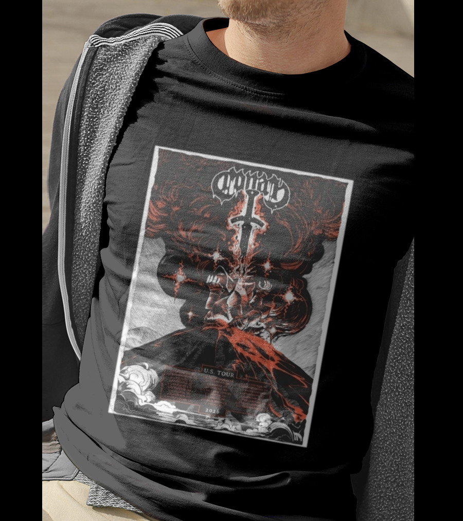 Conan US Tour 2026 Volcanic Knight Imagery City Dates T-Shirt