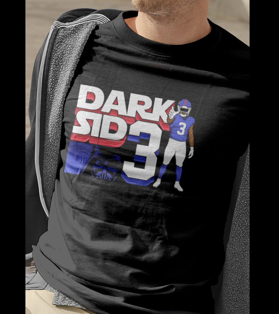 Dark Sid3 New York Giants Football Darth Vader T-Shirt