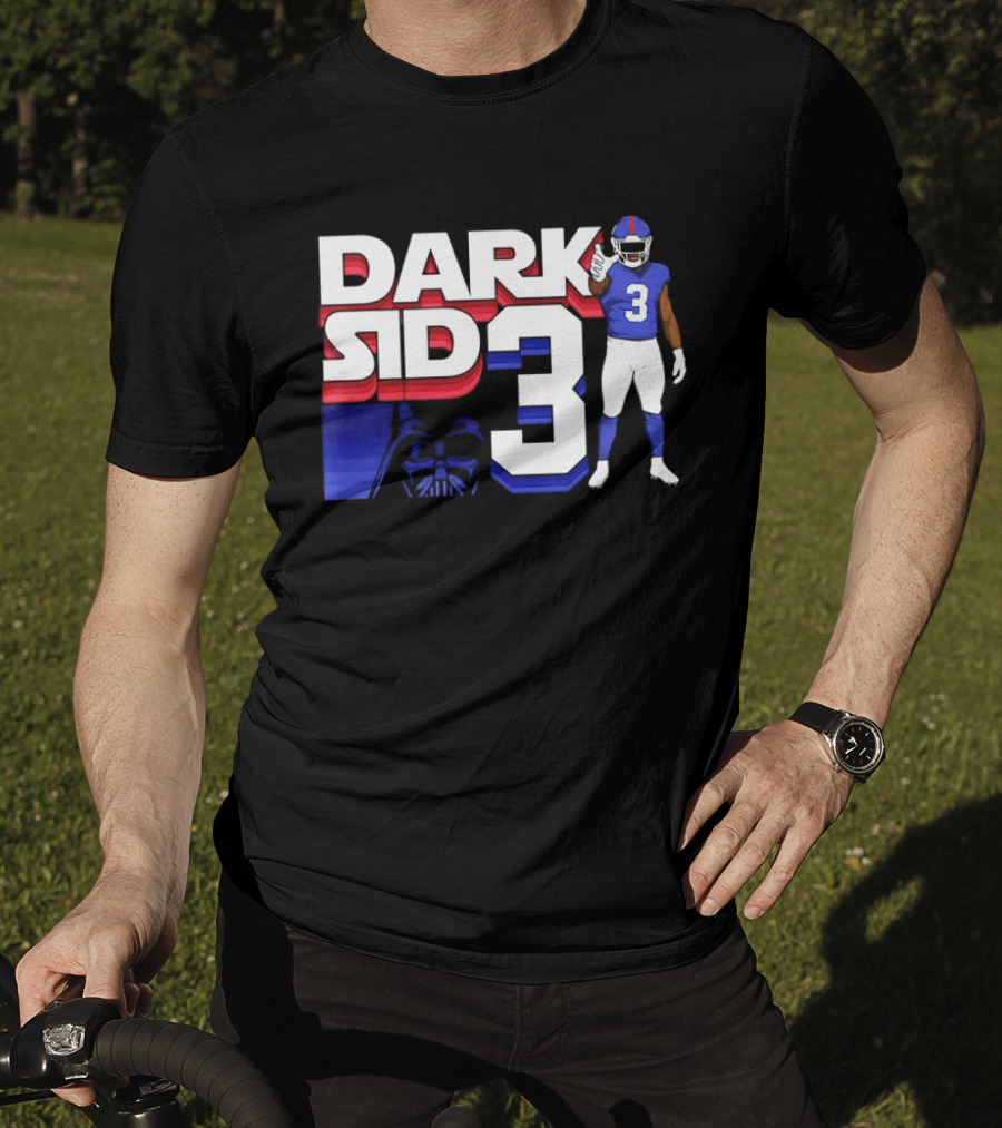 Dark Sid3 New York Giants Football Darth Vader T-Shirt