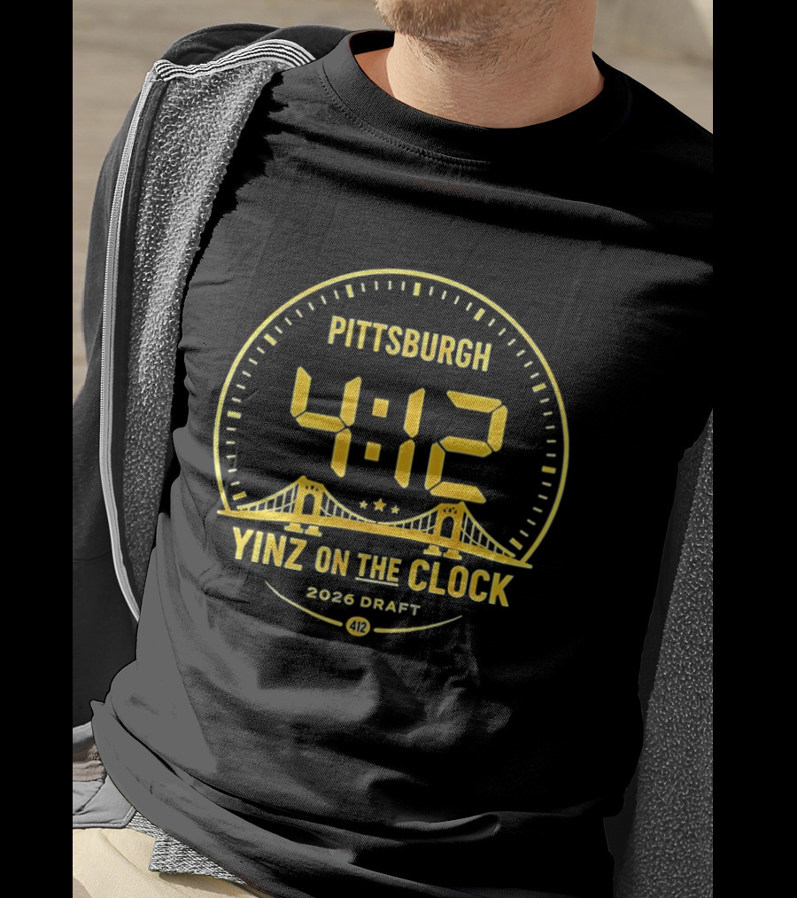 Pittsburgh 4:12 Yinz On The 2026 Draft T-Shirt