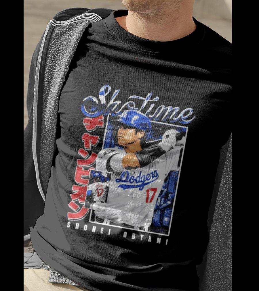 Sho Time Shohei Ohtani Dodgers 17 Baseball Sportswear T-Shirt