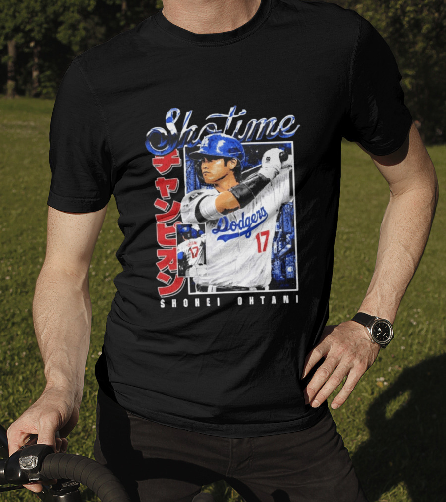 Sho Time Shohei Ohtani Dodgers 17 Baseball Sportswear T-Shirt