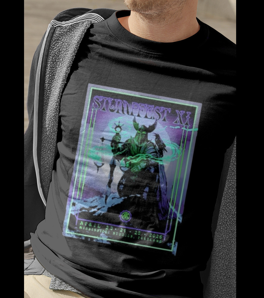 Stumpfest XI Concert Tour April 23 24 25 2026 Mississippi Studios Portland Viking Raven Mythology T-Shirt