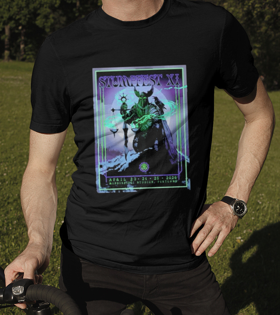 Stumpfest XI Concert Tour April 23 24 25 2026 Mississippi Studios Portland Viking Raven Mythology T-Shirt