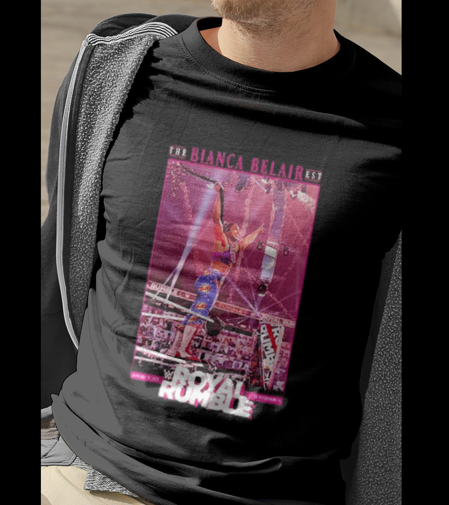 The EST WWE Bianca Belair Royal Rumble January 31 2021 St Petersburg Florida T-Shirt
