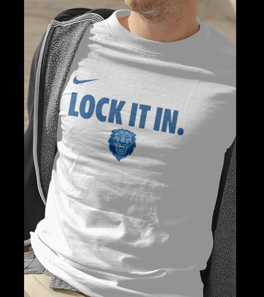 Nike Columbia Lions Lock It In NCAA Sportswear T-Shirt