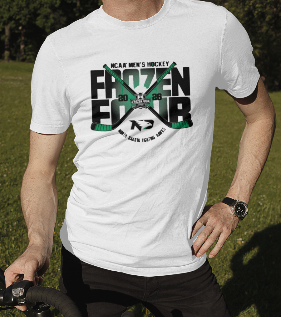 University Of North Dakota Men's Hockey 2026 Frozen Four ND Pride Sioux Team Spirit T-Shirt