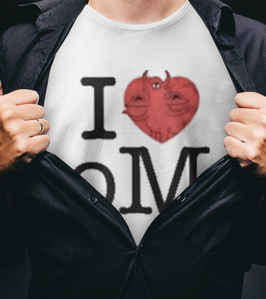 Polyvinyl Records Of Montreal I Love Om Heart Tomato Face T-Shirt