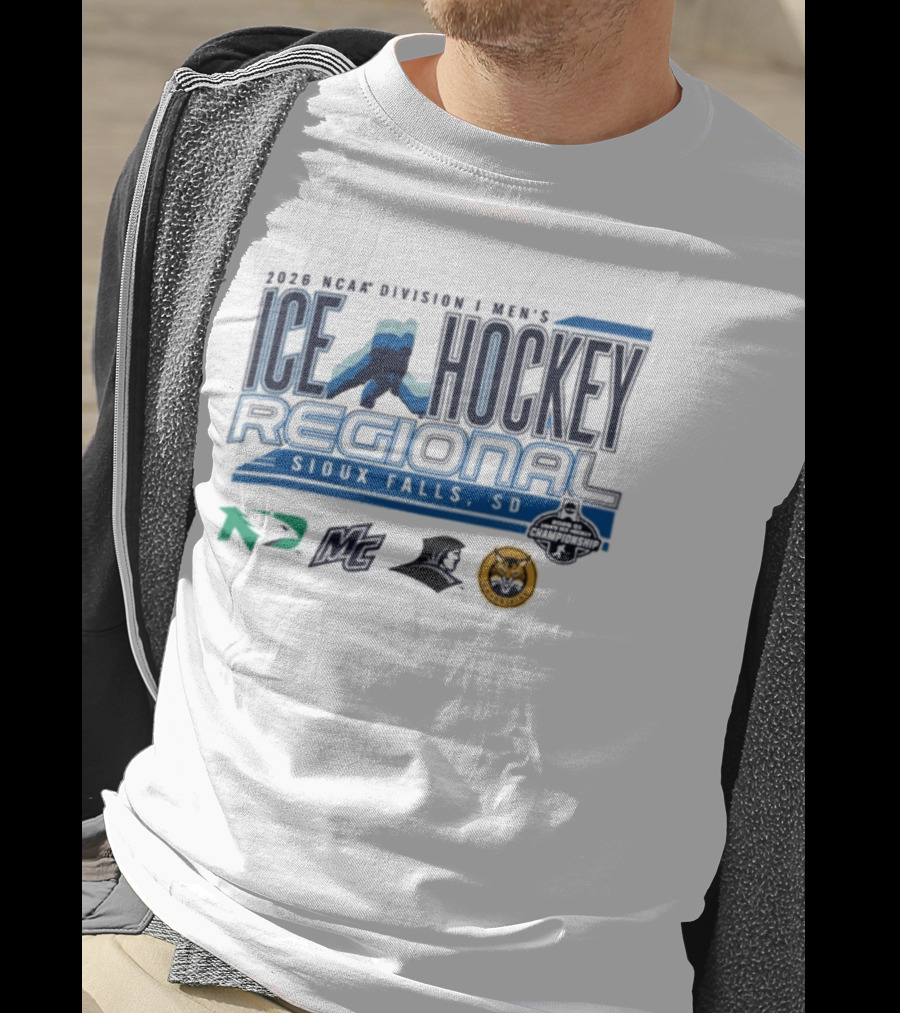 2026 NCAA Division I Men's Ice Hockey Regional Sioux Falls SD T-Shirt