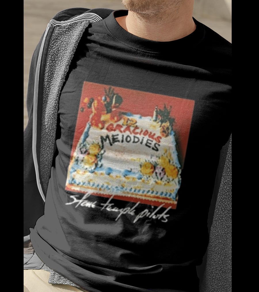 Stone Temple Pilots 12 Gracious Melodies Cake Art 30th Anniversary T-Shirt